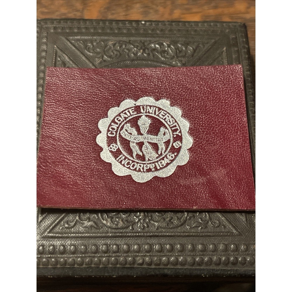 Colgate University Tobacco Leather Premium 1910's